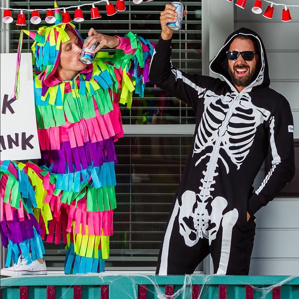 Tipsy Elves Men’s Skeleton Onesie